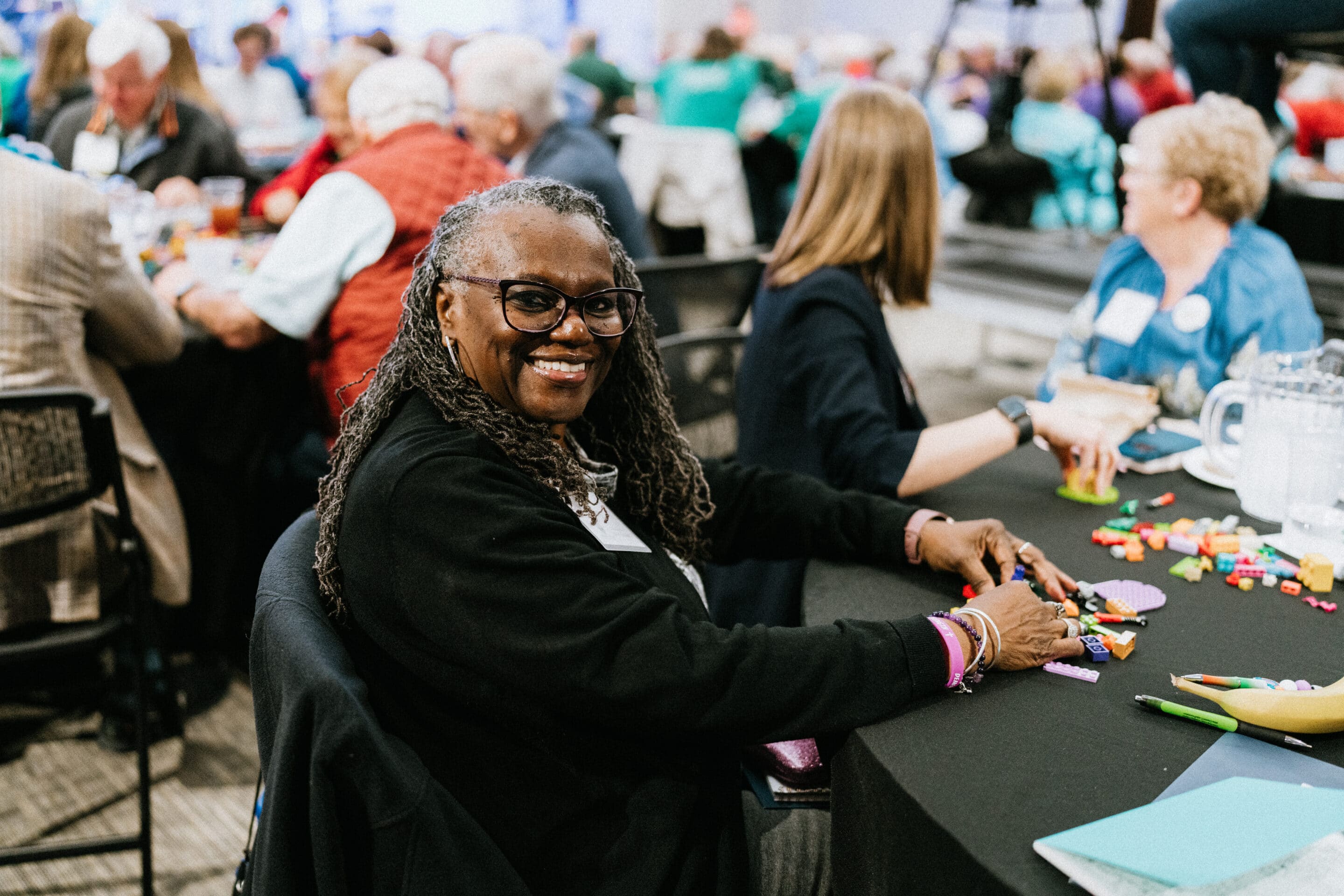 Daphne Johnston and Bishop Lawson Bryon at a Respite for All Foundation event.